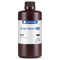 Фотополимерная смола Anycubic Flexible Tough Resin 2.0, черная (1 кг)