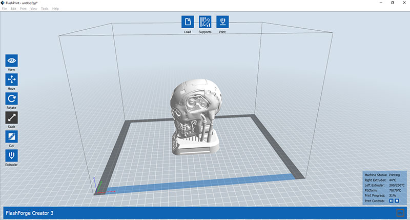 Обзор 3D принтера Flashforge Creator 3