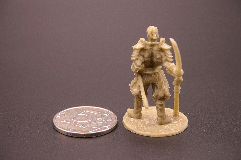 D&D Human Samurai Fighter: модель, напечатанная на 3D принтере Anycubic i3 Mega S