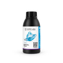 Фотополимерная смола HARZ Labs Dental Tray V2, синяя полупрозрачная (0.5 кг)