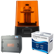 Комплект 3D принтер Phrozen Sonic Mini 8K + Ультразвуковая ванна Granbo GS0203, 3.2 л + УФ-камера Wanhao Boxman-1