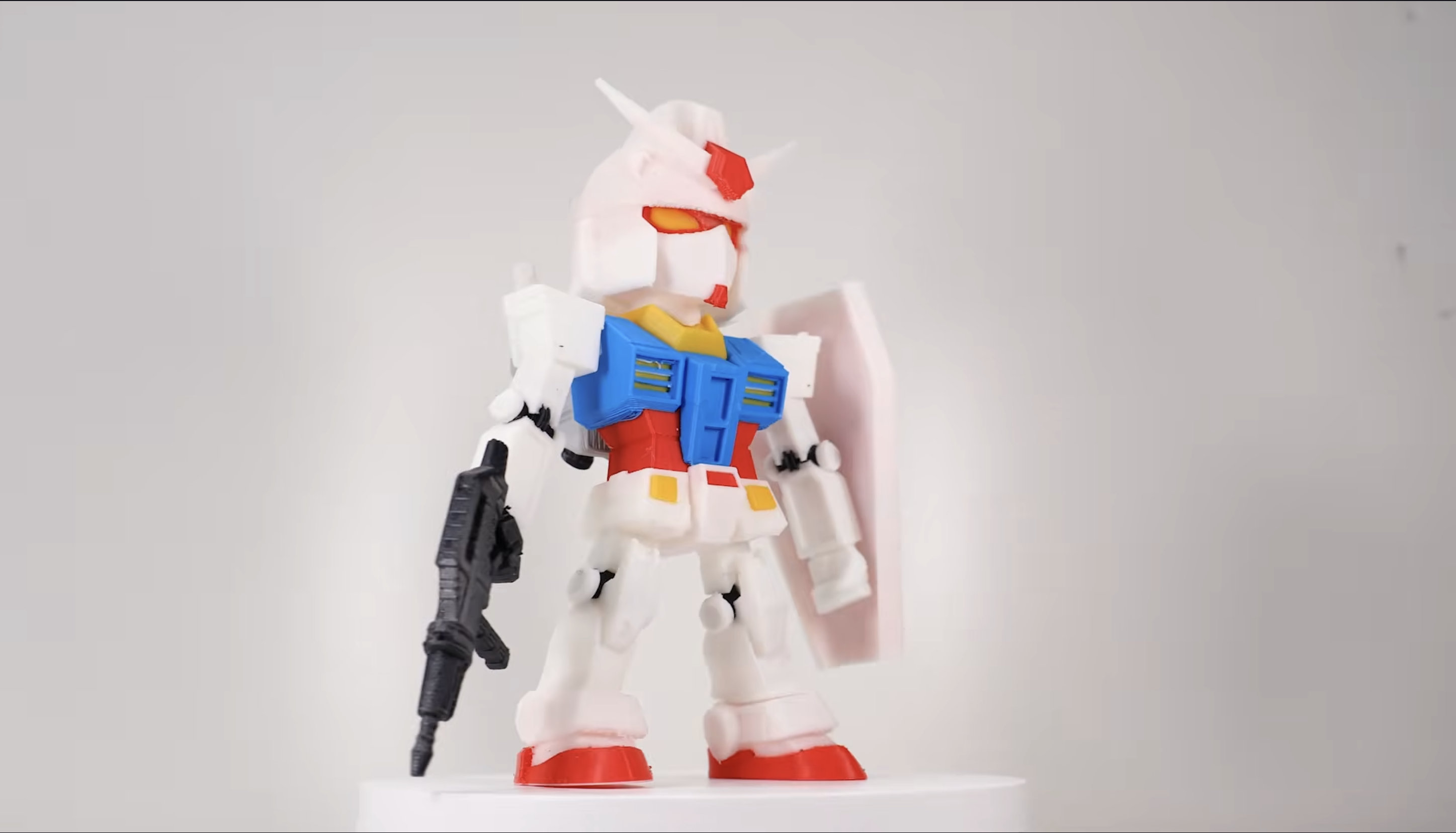 3d printed white figure - creality sparkx i8