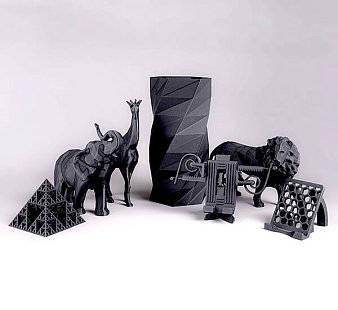 Катушка PLA-CF пластика Bambu Lab 1.75 мм 1кг, черная