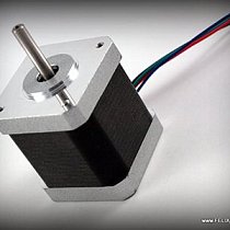 Шаговый двигатель Nema 17 для 3D принтера Felix, with 1,5 wires, short motor, flat shaft (150 027.0)