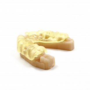 Фотополимерная смола HARZ Labs Dental Yellow Clear PRO, прозрачный желтый (1 кг)